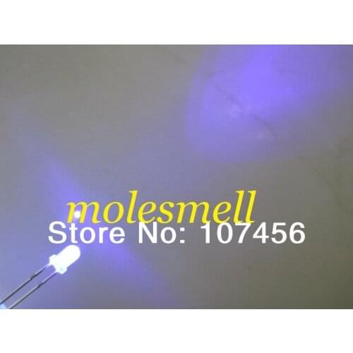 15000pcs) 3mm Purple LED+Fast Shipping Ultra Bright 3mm light-emitting diode 3mm water clear purple led 3mm round uv led