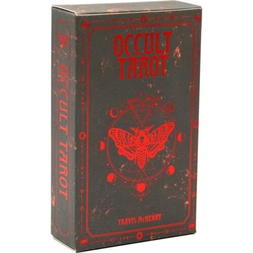 78 Cards Deck Occult Tarots Full English Oracle Cards Mysterious Divination Fate Family Party Board Game