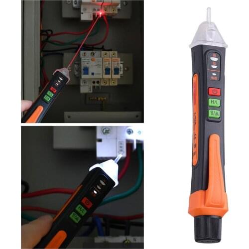 Non Contact Voltage Tester 12-1000V AC Voltage Detector Pen Circuit Tester Electric Indicator Wall Tool With Flashlight Beeper