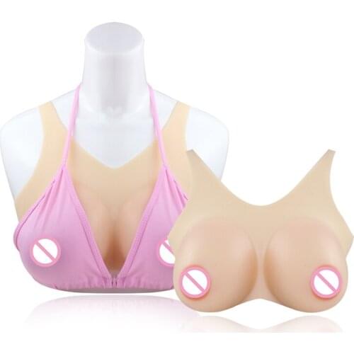 Suitable for Cross-dressers Cross-dressing Queen Queen Costume Large Artificial Silicone Fake Chest Upgraded Version