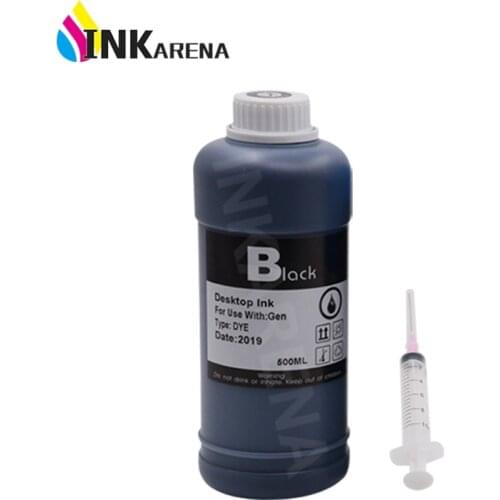 INKARENA Universal 500ml Ink Black Refill kit Dye Printer ink for HP For Canon For Epson refill ink Cartridge Ciss Tank kit