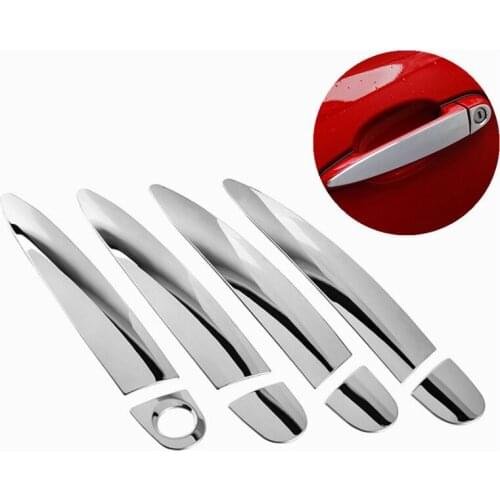 FUNDUOO For BMW 2 Series F46 F45 F23 F22 F87 2014 2015 Stainless Steel Door Handle Cover Trim Sticker
