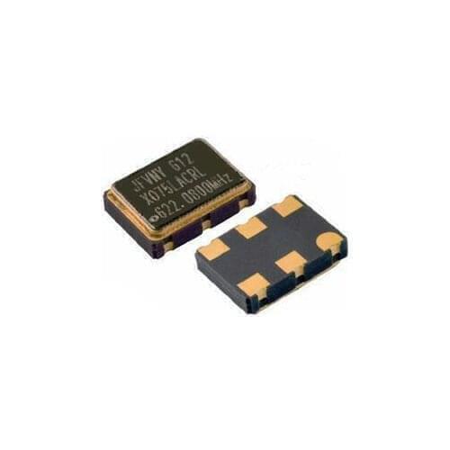 5PCS Voltage-controlled patch crystals VCXO 5 * 7 25 m 25 MHZ 25.000 MHZ 5070 6 foot 6 p 7050