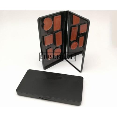 Magnetic Eyeshadow Packaging box, Cosmetic Loose Powder jar, Empty Eye shadow Case tool F1401