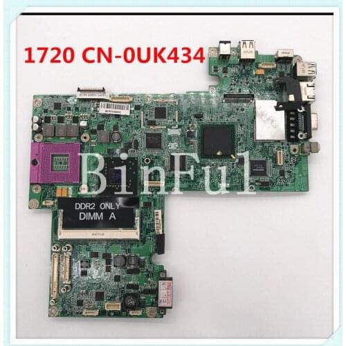 For DELL 1720 Laptop Motherboard UK434 CN-0UK434 0UK434 G965 DDR2 100% Working well