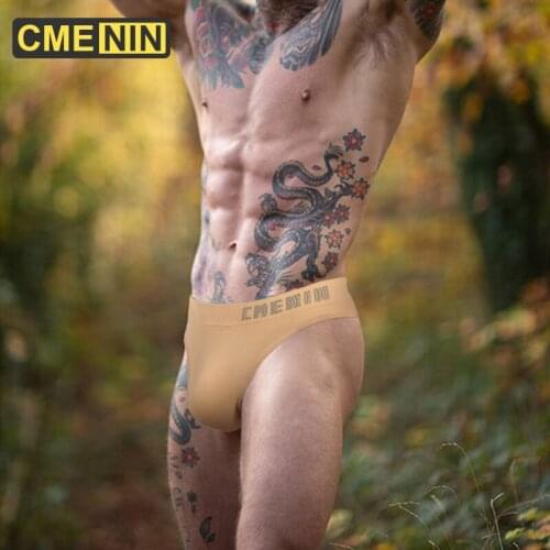 CMENIN High Quality Underpants Gay Men Sexy Mans Underwear Thong Men Jockstrap Quick Dry Mens Thongs And G Strings Sexi CM103
