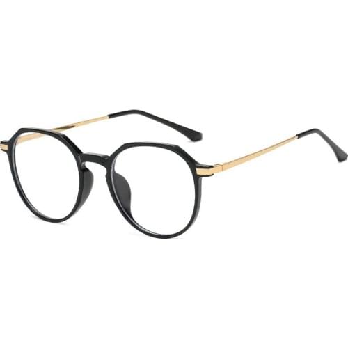 New Unisex Anti Blue Rays Computer Glasses Women Vintage Round Frame Gaming Eyewear Men Anti Eyestrain Light Blocking Eyeglasses