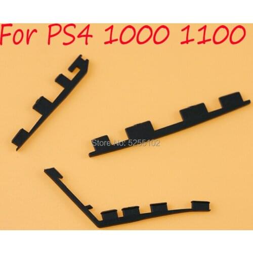 1set White Black CUH10XX 1000 CUH-11XX 1100 For Sony Playstation 4 Console Rubber Pad Dust Protective Cover