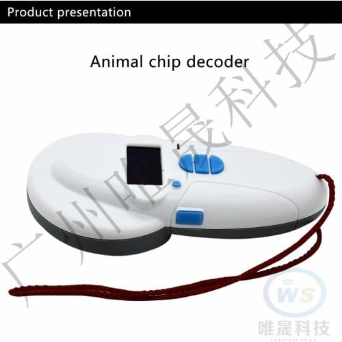 Rfid FDX-B/A HDX tag Microchip reader ISO chip pet dog Dragon fish scanner 134.2khz for rfid glass ear tag+2pcs 1.25*7mm chip