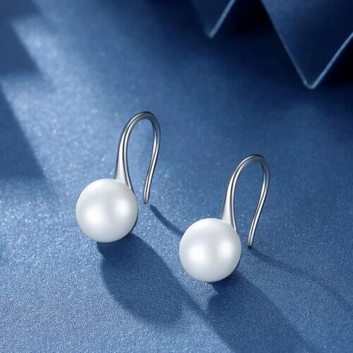 Pearl Jewelry S925 Sterling Silver Earring Women Fine Jewelry Trendy Engagement Silver Earring Christmas Anniversary Gift Luxury