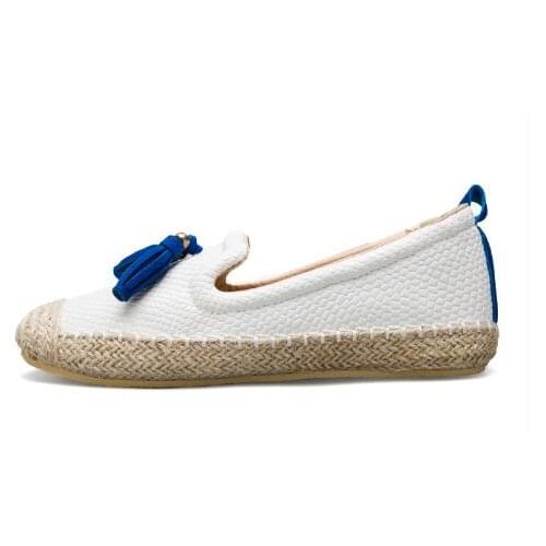 2018 Spring Summer Minimalist Women Leather Espadrilles Luxury Fashion Flats Woman Casual Loafers Brand High Quality Shoes 17