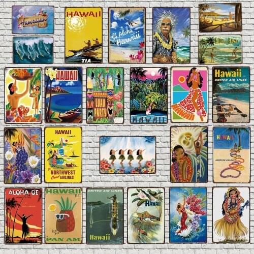 Cartoon Vintage Tin Sign Christmas Gift Metal Plates For Wall Art Retro Home Kids Room Decor Poster 30X20CM