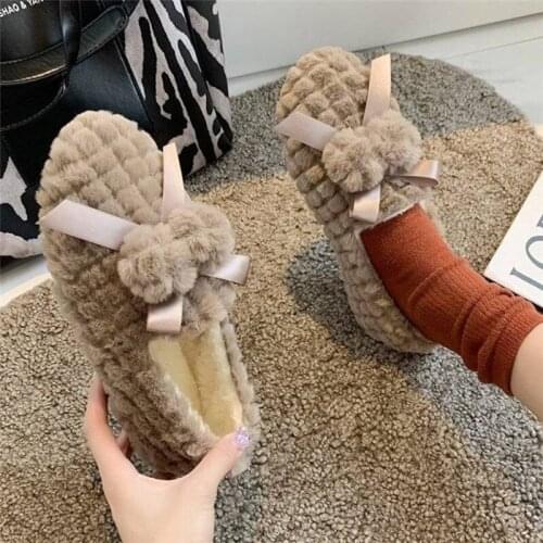 Snow Boots Women Shoes Warm Plush Fur Ankle Boots Winter Female Slip On Flat Casual Shoes 2021 Waterproof Ultralight Footwear