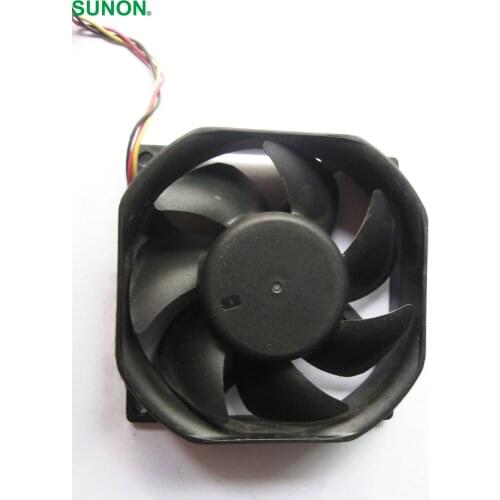 1pcs KDE1208PTV2 13.MS.B2500.AR.GN DC 12V 2.8W 80mm 80x80x25mm 3-wire Server Square Cooling Fan