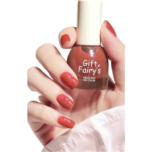 10ml Nail Polish Baking-Free Water-Based Multiple Colors Matte Solid Color Hybrid Varnish Manicure Lacquer for Female