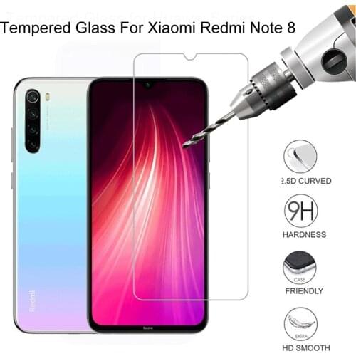 2PcsTempered Glass For Redmi Note 8 Glass 2.5D Screen Tempered Glass Film for Xiaomi Redmi Note 8 Protective Glass Film