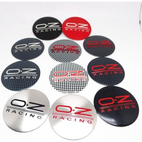 4pcs 56mm OZ Racing Wheel Center Hub Cap Emblem Badge Stickers Car Stying