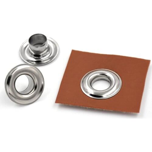 50 sets / lot Copper eyelet Brass buckle Metal hole Thickened copper rivets Buttonholes Sewing repair Sail eyelet