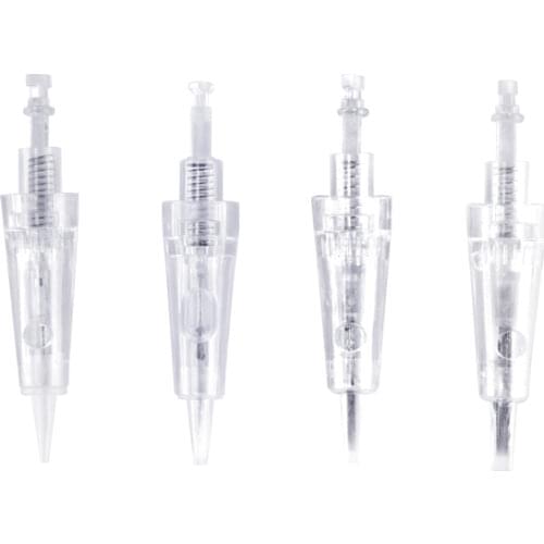 50Pcs Tattoo Rotary Needle Cartridges Disposable Sterilized Electric Microneedle Permanent Makeup Pen Tattoo Needles