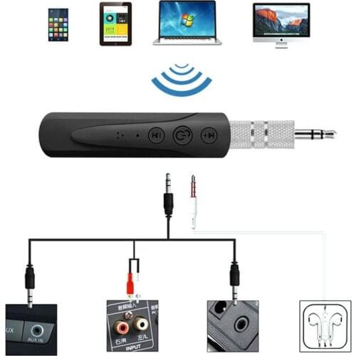 Wireless Bluetooth-compatible 4.1 Receiver 3.5mm Jack Aux Audio Receiver Adapter For Phone Headphone Music MP3 Car Kit Adapter