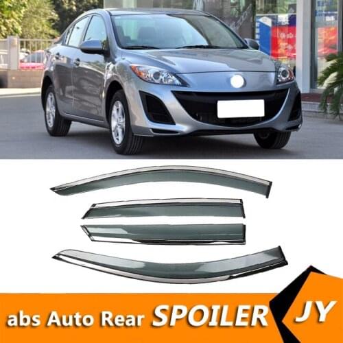 For Mazda3 2011 Window Visor Vent Shades Sun Rain Deflector Guard For Mazda Mazda3 Auto Accessories 4PCS/SET