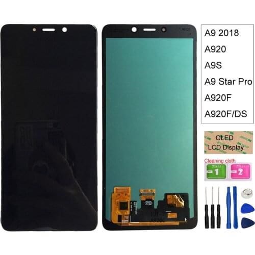 For Samsung Galaxy A9 2018 LCD A920 A9S A9 Star Pro SM-A920F/DS A920F Display Touch Screen Digitizer For Samsung a9 2018 a920