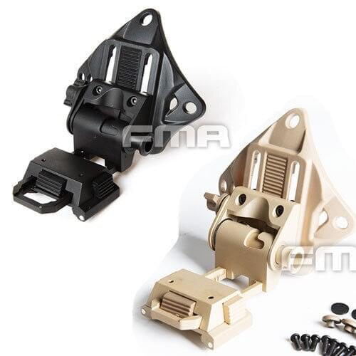 FMA Wilcox L4 G19 NVG Fast Helmet Mount (Dark Earth) Aluminium CNC Devgru TB1144 BK/DE