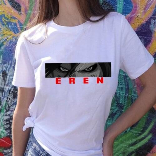 Attack on Titan Short Sleeve T Shirt Hot Sale Anime Women Tees Fashion Kyojin Modal Clothing Summer Casual Camisetas Mujer