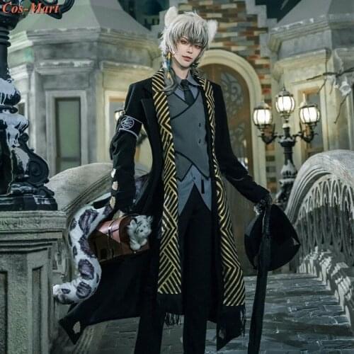 Hot Game Arknights SilverAsh Cosplay Costume Yorks Bise Fashion Gentleman Uniform Male Halloween Party Role Play Clothing S-XL