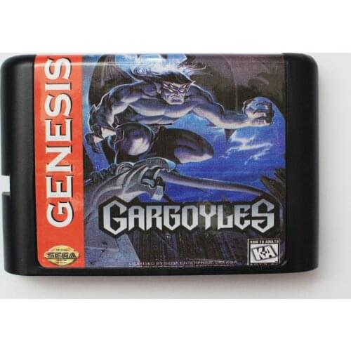 Gargoyles 16 bit SEGA MD Game Card For Sega Mega Drive For Genesis