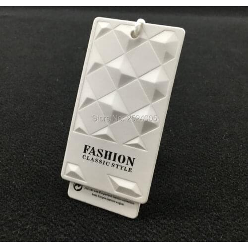 Customized clothing shape cutting tag/embossed tags/garment paper tag printing/clothing label/main label printing 1000 pcs a lot