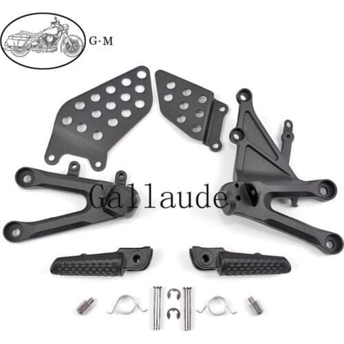 Motorcycle Front Footrest Foot Pegs Set For Honda CBR1000 RR CBR1000RR 2004 2005 2006 2007