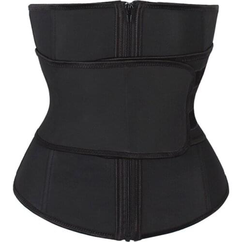 Women Corset Black Latex Body Shaper Tummy Control Slimming Belt 6XL Plus Size Waist Trainer Cincher Underbust Gorset Shapewear