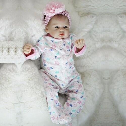 OtardDolls 22inch Soft Silicone Vinyl Doll Boneca Reborn 55cm Soft Silicone Reborn Baby Doll Newborn Lifelike Bebe Reborn Dolls