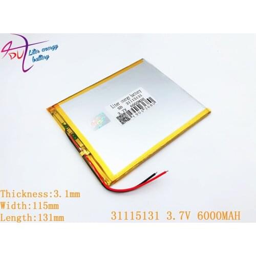 Liter energy battery 31115131 3.7V 30115130 dual core,gemei G6T,VI40 dual core,A11 Quad-Core,tablet pc battery 6000MAH SGR241