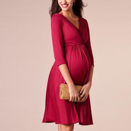 MOMMYGLOW Womens Nursing Dresses