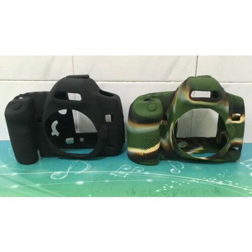 Silicone Armor Skin Case DSLR Camera Body Cover Protector Video Bag For Canon EOS 5D Mark II 5D2 DSLR Body Camera