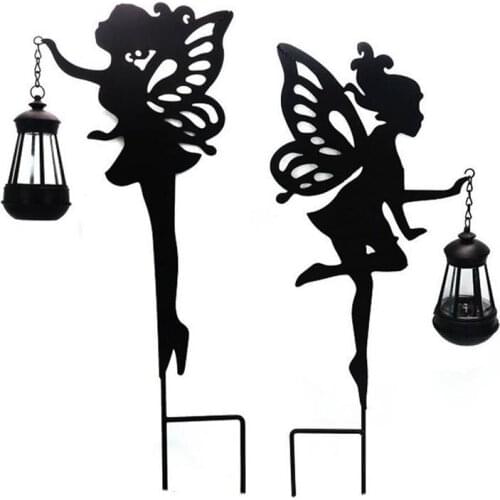 Fairy Lamp Solar Lamp Outdoor Fairy Silhouette Lantern To Be Inserted Into The Garden Lawn Courtyard Decoration Landscape Lamp