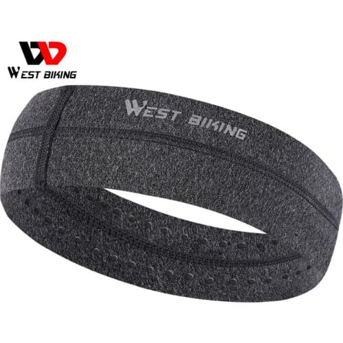 WEST BIKING Cycling Sweatband Unisex Sport Sweat Headband Anti-slip Breathable Yoga Exercise Running Fitness Hair Sweat Band