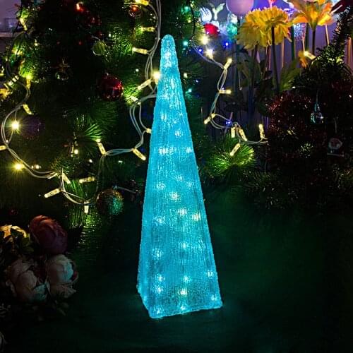 Toprex 3D colour changing tower auto twinkle LED lighting decoration christmas led party decoration wedding lights