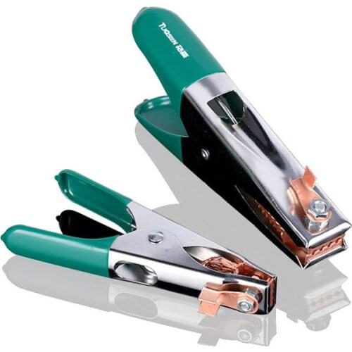 TUOSEN 1Pcs 300Amp Heavy Duty Arc Welding Ground Clamp Rubber Anti-static Welding Electrode Holder Earth Ground Clip for Welder