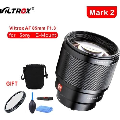 VILTROX 85mm f1.8 Mark II STM Auto Focus Fixed focus lens F1.8 Lens for Camera SONY E-mount A9II a7IV a7RV a7SII A6500 A6600