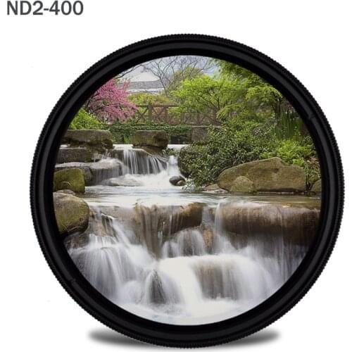 Walkingway Ultra Slim Adjustable ND2-400 Camera Filter Filtro Fader Optical Neutral Density Filter 49/52/55/58/62/67/72/77/82mm