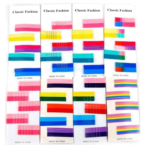 25~50Pcs/Set Multicolor Hairpins For Women Hair Clip Lady colorful Hairgrip Barrette Hairclip Hair Clips Accessories