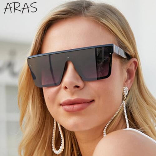 2021 Trendy Square Plaid Sunglasses Fashion Big Frame Retro Sun Glasses Luxury Brand Designer Eyewear UV400 Lunettes