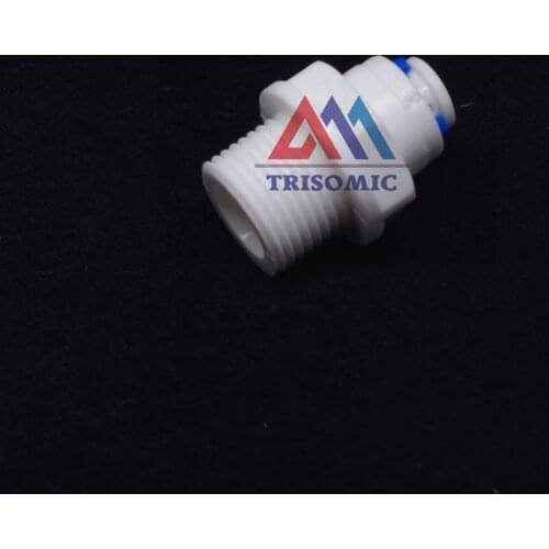 1/4" OD Tub Quick Pushfit 1/2" BSP Male Fitting Connection Aquarium RO Water Filter Reverse Osmosis System