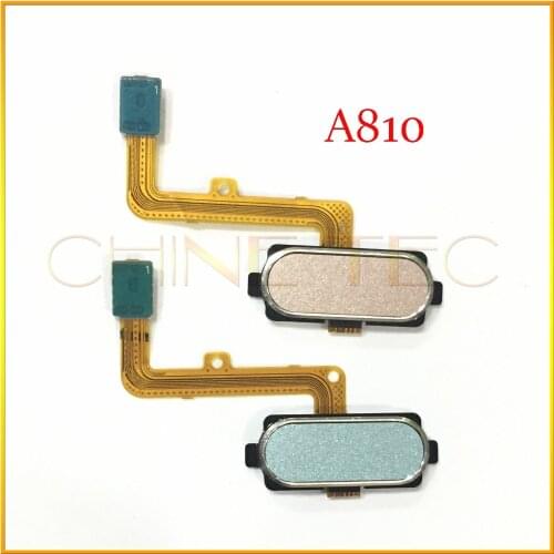 10x New original touch ID Fingerprint scanner Sensor Home Return Key Menu Button Flex for Samsung Galaxy A8 2016 A810F A810