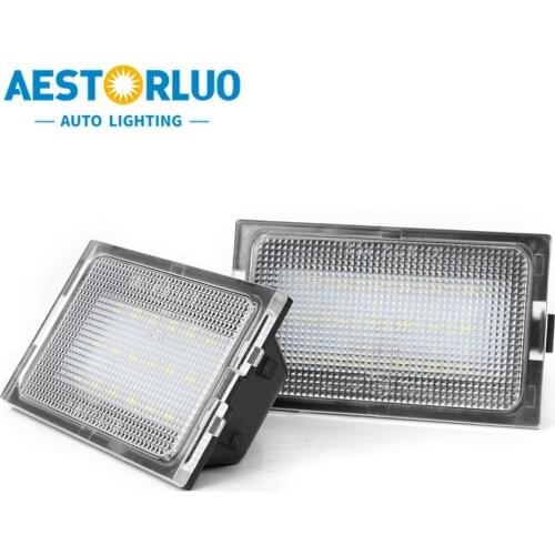 2pcs Error Free Factory Supply LED License Plate Light Lamp For Land Rover Para tierra descubrimiento Serie 3/LR3 White 12V