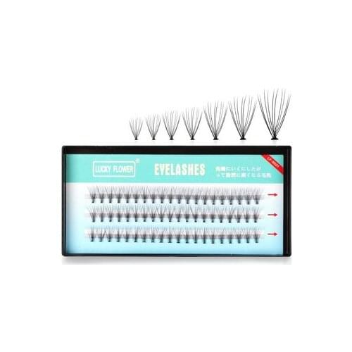 200sets fashion 10 Root False Eyelashes Individual Natural Long Mink Fake Eyelashes Extension Handmade new