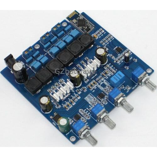 Free ship 1 PCS TPA3116 Class D Amplifier Board Bluetooth 2.1 Amplifier Board 100W+2*50W